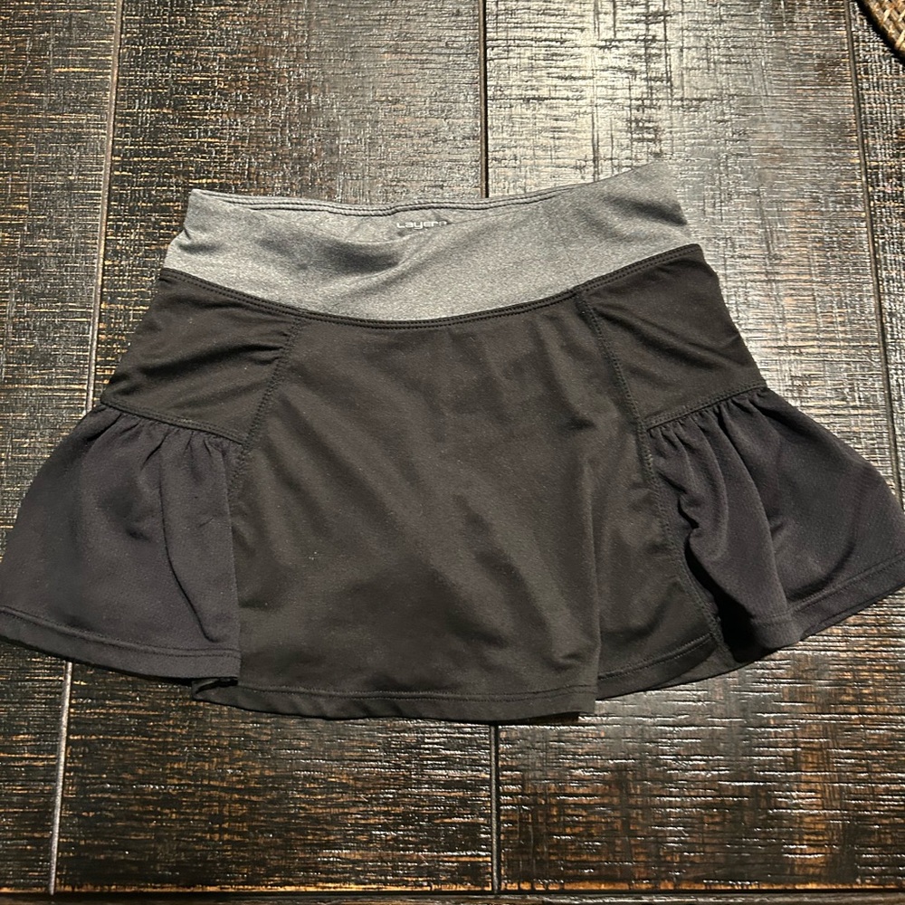 Layer 8 Black and Gray Skater Skirt